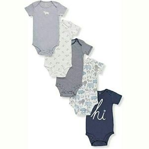 Carters baby boy multi pack body suits